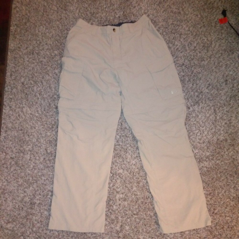 Mens REI Convertible Zip Off Pants